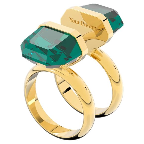 Lucent ring Magnetic closure, Green, Gold-tone plated size 50 (4) box included - Picture 2 of 2